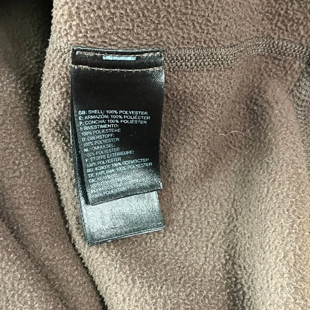 The North Face Pullover‎ Mens Size XL Brown Fleece Quarter Zip Preppy Gorpcore